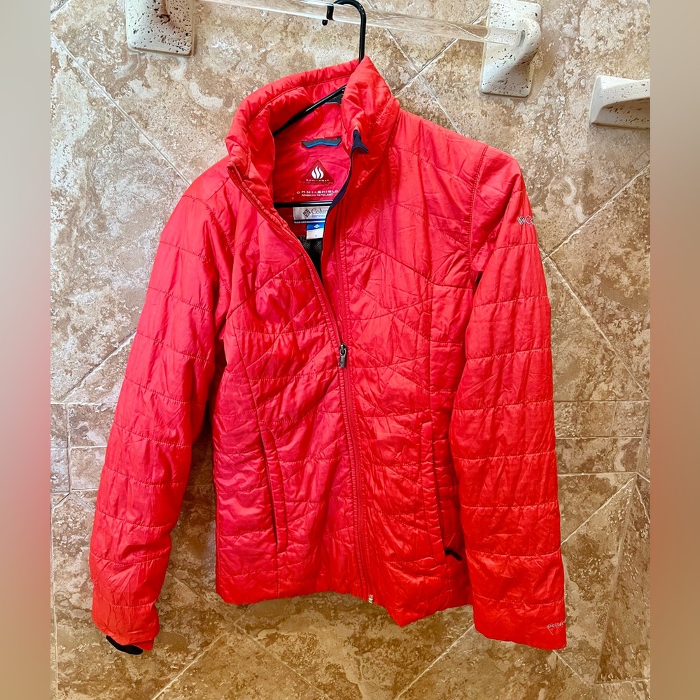 Columbia coral/ orange small jacket